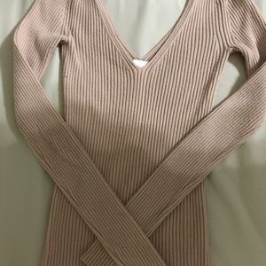 H&M off the shoulder rib sweater